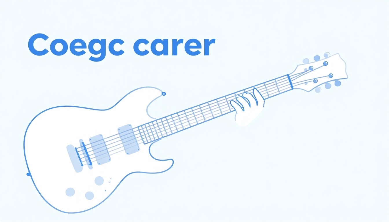 A left hand sliding up the neck of an electric guitar toward a higher fret position