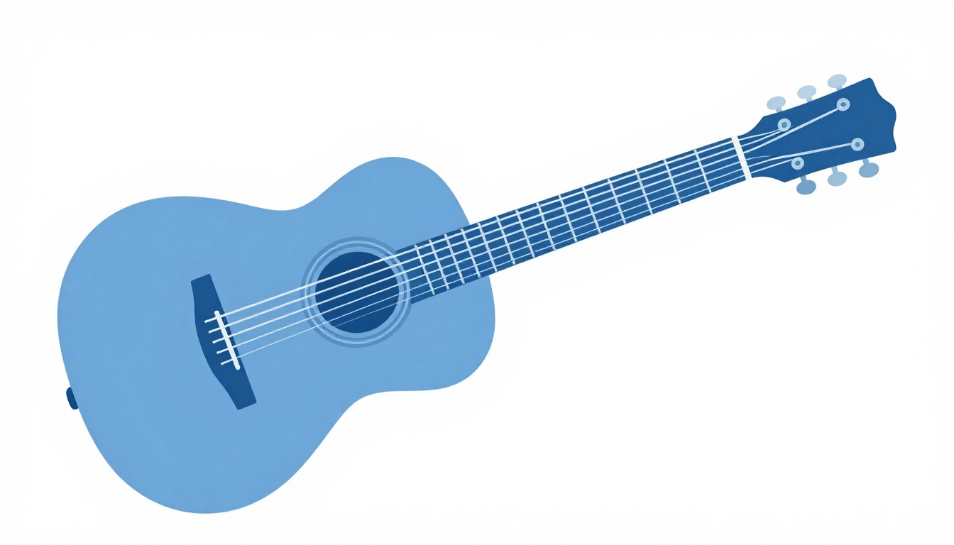 A capo clipped onto a guitar neck with a left hand forming an open chord shape behind it