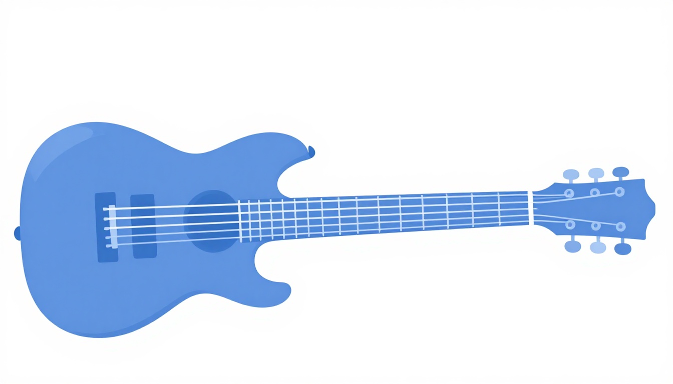 A left hand barring a guitar neck at the third fret with a second finger laid flat two frets higher