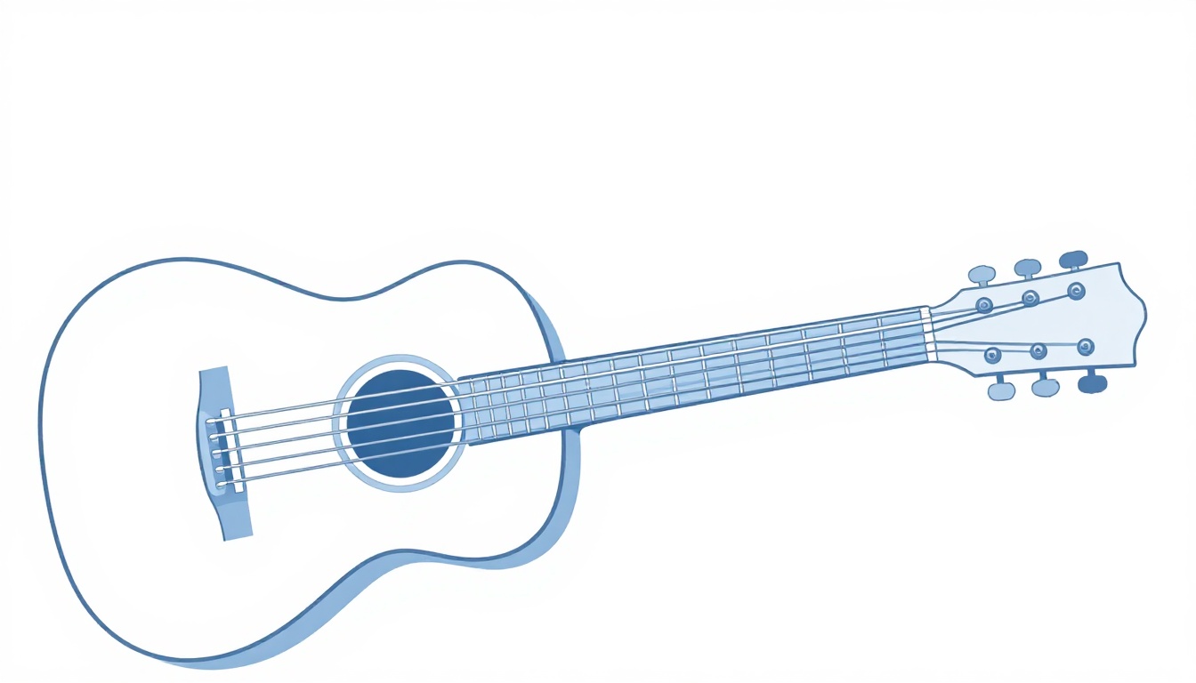 A close up of a capo clamped on the third fret of an acoustic guitar neck