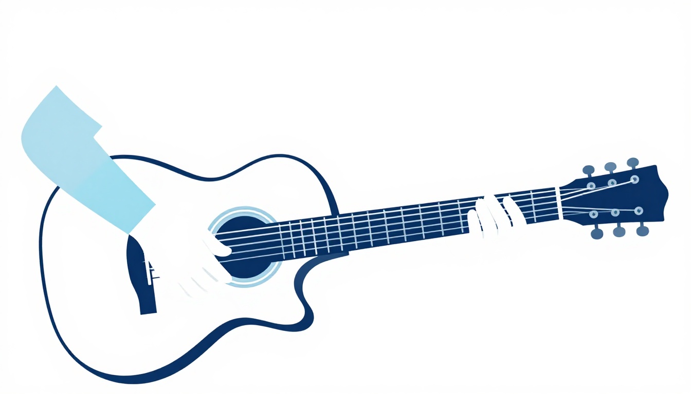 A hand slowly practicing a chord change between two shapes on an acoustic guitar neck, focused and deliberate