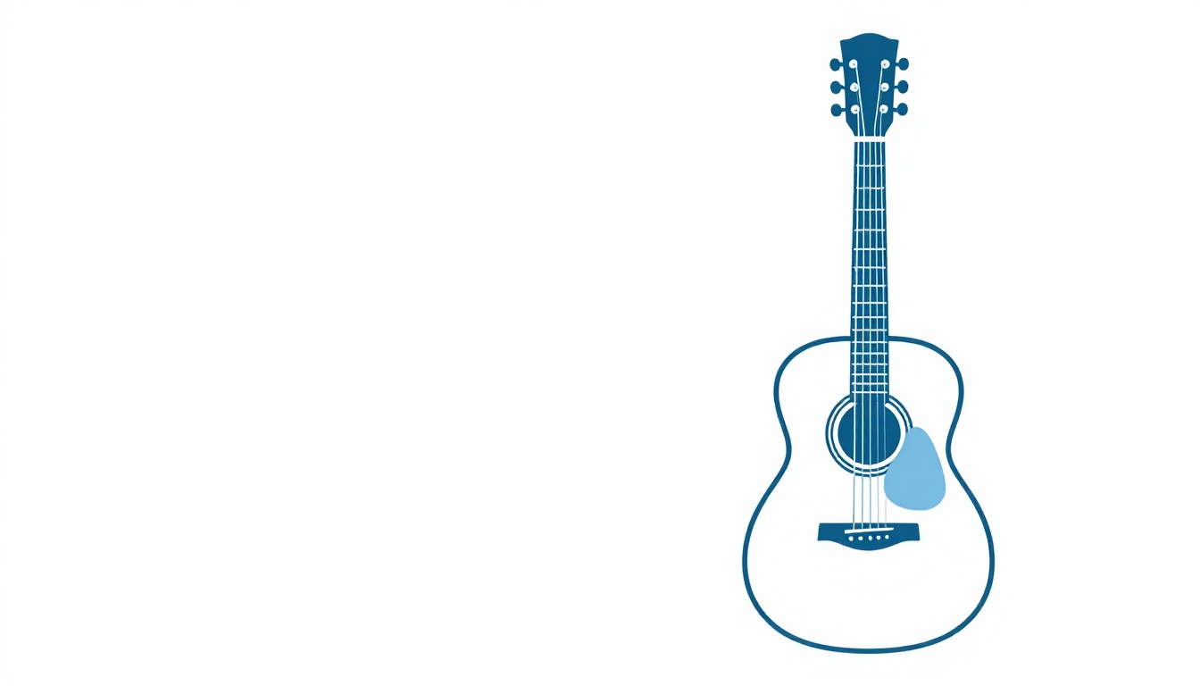 A right hand strumming an acoustic guitar with a pick near the sound hole