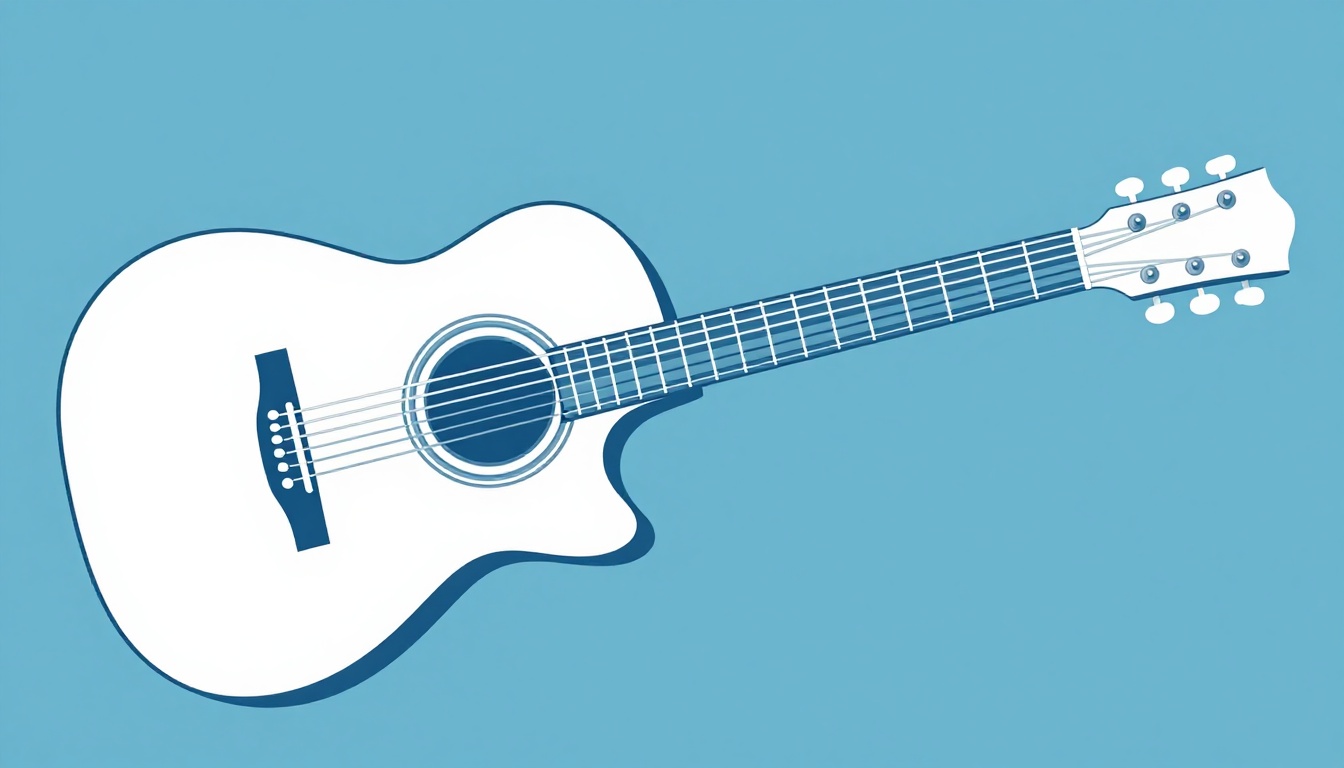 A hand fingerpicking the strings near the soundhole of an acoustic guitar
